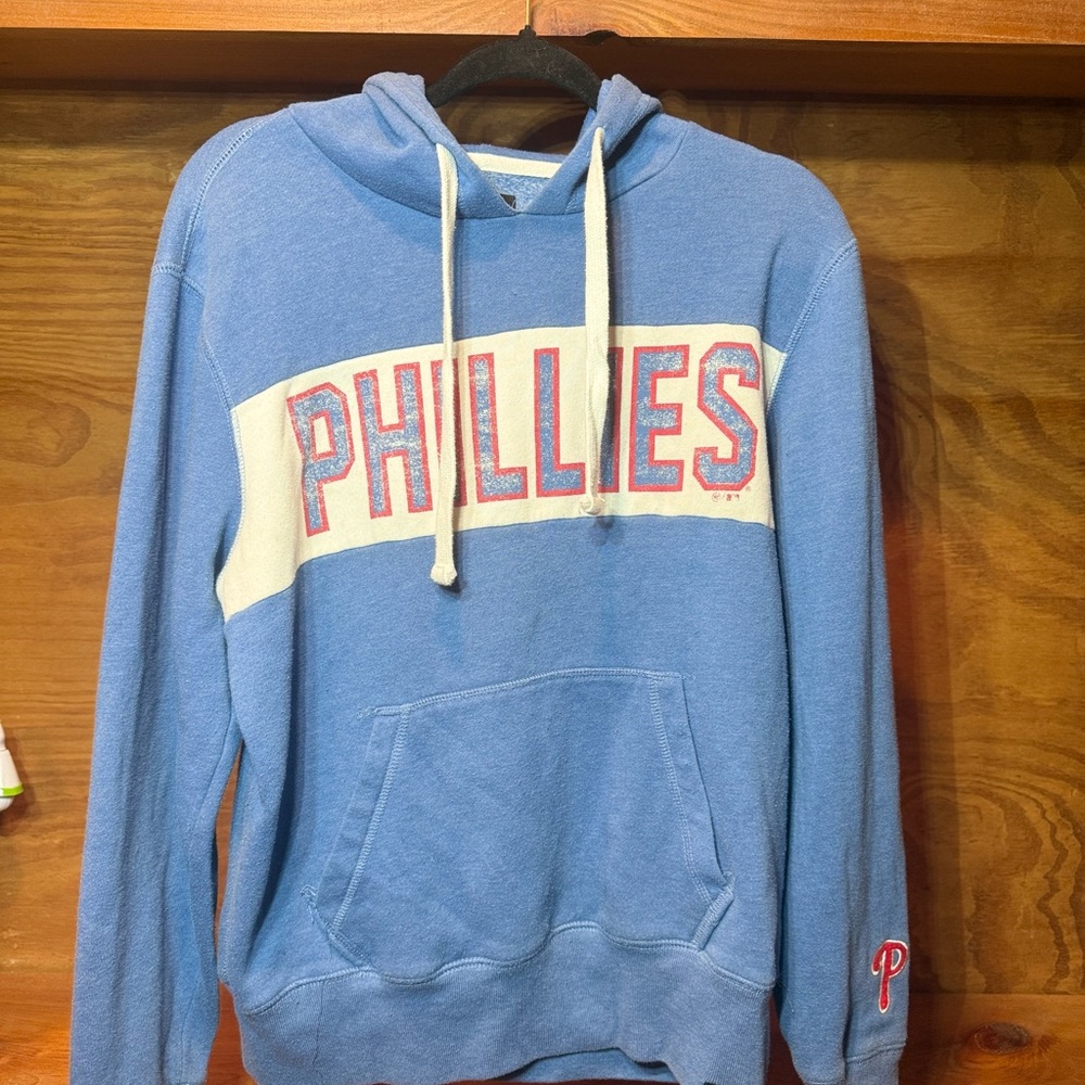47 Brand Blue and White Phillies Hoodie